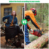 Goplus Portable Folding Sawhorse, Adjustable Steel Sawbuck for Firewood, Heavy Duty 220 lbs Sawhorse Work Table, Lightweight Log Wood Cutting Saw Goplus