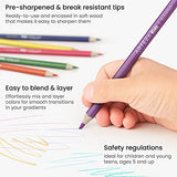 Arteza Kids Scented Colored Pencils, Set of 24 Easy-to-Grip Pencil Crayons, Triangular Shape, Pre-Sharpened, Art and School Supplies for Arts and Arteza Kids