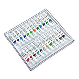 KINGART Studio Acrylic Paint, 12ml (.4oz), Set of 48 Colors KINGART