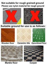 NERILEE 2 Inch Rubber Caster Wheel Set of 4(2 with Brakes & 2 Without) with 5/16" x 1-1/2" (8 x 38mm) Stem Sockets, for Furniture Crib Trolley Dining nerilee