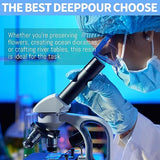 Deep Pour Epoxy Resin, 3 Gallon 2-4" Pour Depths Epoxy Resin Kit Crystal Clear High-Gloss No Bubble Self Leveling for DIY Molds Wood River Table Myqiuf