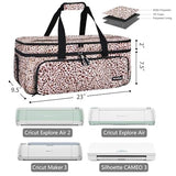 IMAGINING Carrying Case for Cricut Maker 3, Cricut Bag with Cover for Cricut Explore Air 2, Explore 3, Cricut Storage Organizer with Pockets for IMAGINING