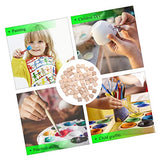 Kisangel 20Pcs Unfinished Wood dice Unfinished Wood Cube Wood Game dice Blank Wooden dice 16mm dice Unfinished Blank dice Blank Square Blocks Blanks Kisangel