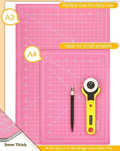anezus Self Healing Sewing Mat, 12inch x 18inch Rotary Cutting Mat Double  Sided 5-Ply Craft Cutting Board for Sewing Crafts Hobby Fabric Precision