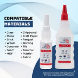 BondXtra 4 oz. Thick CA Glue for Woodworking, Premium Super Glue Kit for Wood Turning with Extra Bottles, Anti Clog Caps, Microtips, Thick Viscosity BondXtra