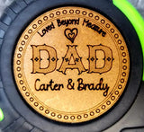 Christmas Gift for Dad | Custom Tape Measure | REAL Wood | Personalized Tape Measure with Custom Kids Names | Loved Beyond Measure | 1-6 Names | Gift D3 Maker Custom Creations