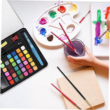 NUOBESTY 4 Sets Gouache Major Wooden Art Supplies Travel NUOBESTY