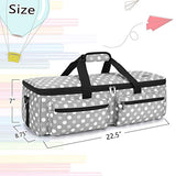LUXJA Carrying Bag Compatible with Cricut Explore Air and Maker, Tote Bag Compatible with Cricut Explore Air, Silhouette Cameo 4 and Supplies (Bag LUXJA
