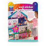 Craft-tastic Jr – Wall Sticker Playhouse – 3-Foot Tall Dreamhouse with Over 650 Reusable Stickers Craft-tastic