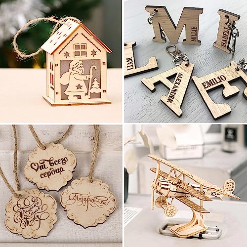 DIYDEC 18 Pack Basswood Sheets 6X 6 x 1/16 Inch Thin Plywood Wood Sheets Unfinished Wood Squares Boards Balsa Wood Sheets for Crafts Architectural DIYDEC