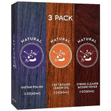 Deviser Guitar Cleaning,All IN ONE Kit,fretboard Lemon oil,Polish,Guitar String-cleaner,Guitar string winder,Cleaning cloth for guitar cleaning and devisev
