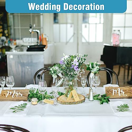 Caydo 4 Pieces 9-10 Inch Wood Slices, Wood Slices for Centerpieces  Unfinished Wood Rounds for Wedding Christmas Decoration, Painting Projects,  Baby