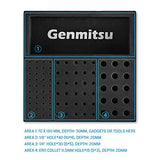 Genmitsu EVA CNC Milling Bit Storage Tray with 85 Holes, 200mm x 200mm x 43mm Genmitsu