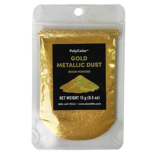 Stone Coat Countertops Gold Dust Metallic Powder (PolyColor) – Mica Powder for Epoxy Resin Kits, Casting Resin, Dyes, and Arts and Crafts! Color Stone Coat Countertops