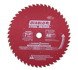 Diablo D0748CF STEEL DEMON 7 1/4 inch 48 Teeth Metal and Stainless Steel cutting Saw Blade CERMET II Carbide Up to 5X Longer Life Freud