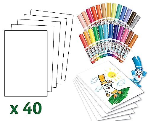 Crayola Pip Squeaks Marker Set (65ct), Washable Markers for Kids, Kids Art Supplies, Holiday Gift for Kids, Mini Markers, Stocking Stuffer, 4+ - WoodArtSupply