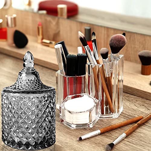 ZQYSING Storage Jar Resin Molds, Large Jar Silicone Molds with Lids Jewelry Trinket Storage Container Vase Box Molds for Epoxy Resin Casting Home ZQYSING