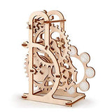UGEARS Dynamometer - Mechanical Model Construction Kit 3D Wooden Puzzle for Self-Assembly Without Glue - Brainteaser for Kids, Teens and Adults UGEARS