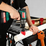 Bi-Metal Hole Saw Kit, HYCHIKA 17 Pcs High Speed Steel 3/4" to 2-1/2" Hole Saw Set in Case with Mandrels, Hole Saw Bit, Hole Saw for Thin Metal, Hard HYCHIKA BETTER TOOLS FOR BETTER LIFE