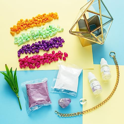 STMT D.I.Y. Crystal Terrarium, Terrarium Kit, DIY Terrarium Kit, Kids Terrarium Kit, Craft Kit, Terrarium Kit for Kids, Arts and Crafts for Kids, STMT