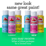 Apple Barrel PROMOABMP22 Holiday, 32 Piece DIY Set Featuring 26 Paints, 2 Mod Podge Acrylic Sealers and 4 Foam Brushes, Multi 56 Fl Oz Apple Barrel