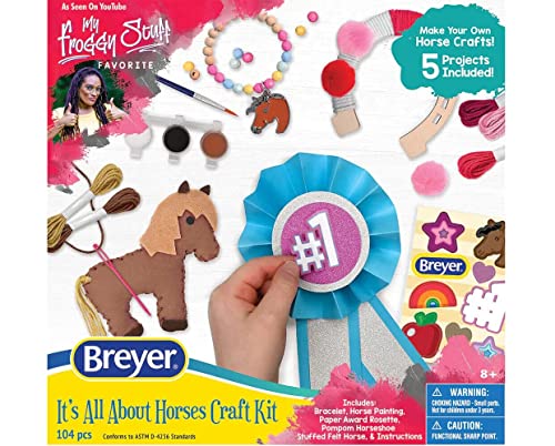 Breyer Horses All About Horse Craft Set | 5 Project Set | Painting, Sewing, Paper Crafts | Model #4243 - WoodArtSupply