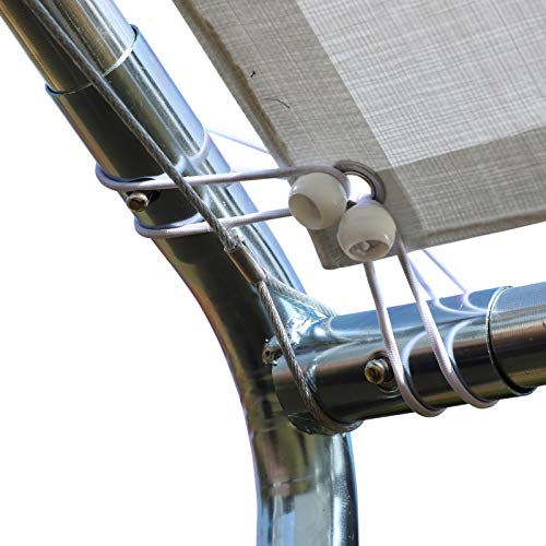 Outsunny 10'x20' Carport Heavy Duty Galvanized Car Canopy with Included Anchor Kit, 3 Reinforced Steel Cables, White Outsunny