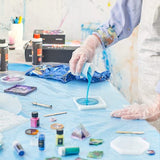 Arteza Resin Keychain Molds and Accessories, 37-Piece Kit, Numbers and Alphabet Silicone Molds, Keychain Rings, Finger Tabs, Pipettes, Drilling Tool ARTEZA