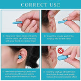 Lenicany 30Pair Soft Foam Ear Plugs, 35dB Disposable Sound Blocking Noise Cancelling Ear Plugs for Concerts Loud Music/Shooting Guns/Work Lenicany