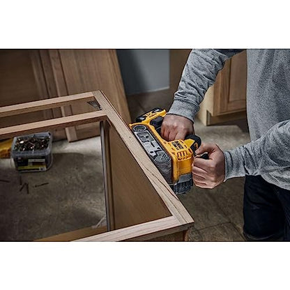 DEWALT 20V MAX* Belt Sander, Cordless, Brushless, Tool Only (DCW220B) - WoodArtSupply