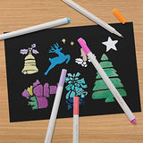 YUANCHENG Metallic Marker Pens, Set of 12 Colors Fine Point Metallic Marker Pens for Black Paper, Rock Painting, Easter Egg, Halloween Pumpkin, Card YUANCHENG