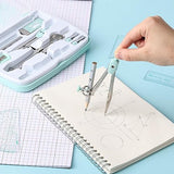 Mr. Pen- Geometry Set, 13 pcs, Compass for Geometry Compass, Geometry Kit Set with Shatterproof Storage Box, Math Compass, Geometry Set for School, Mr. Pen