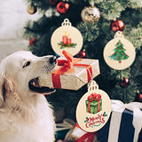 Large Size 7" Wooden Christmas Ornaments to Paint, DIY Blank Unfinished Round Wood Discs Ornament for Crafts Hanging Decorations(10PCS) Sophena