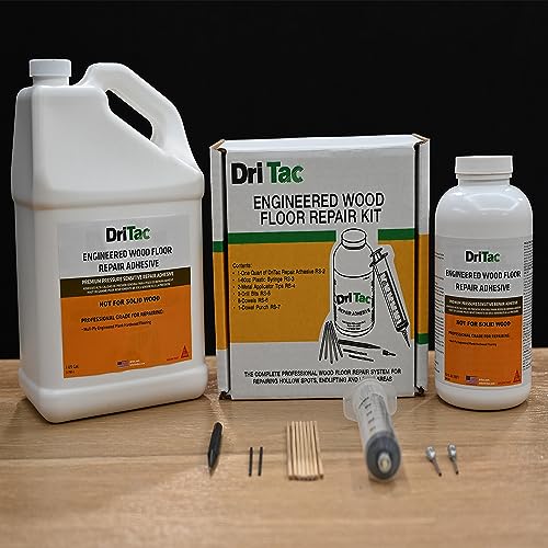 DriTac Wood Floor Repair Kit-Engineered Flooring ONLY 32oz DriTack, Dri Tac, DriTac