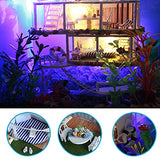 GuDoQi DIY Miniature Dollhouse Kit, Tiny House kit with Furniture and Dust Proof, Miniature House Kit 1:24 Scale Beachside Bungalow, Great Handmade GuDoQi
