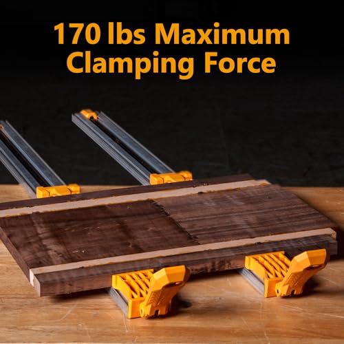 POWERTEC 71705 24 Inch Circular Saw Guide for Circular Saw, Router and Jig Saw, Contractor Straight Edge Clamp Saw Guide for Cutting Plywood and POWERTEC