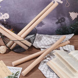 OLYCRAFT 6Pcs Dowel Rods Wood Sticks 17.7 inch Long Unfinished Wooden Sticks 1 Inch Diameter Beech Wood Sticks Blank Wooden Dowel Rods Wooden Dowel OLYCRAFT
