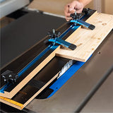POWERTEC 71395 Taper/Straight Line Jig for Table Saws with 3/4” Wide by 3/8” Deep Miter Slot POWERTEC