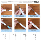 REALIKE Craft Weeding Tools for Vinyl Cardstock Crafting Basic Set Scraper/Spatula/Scissors/Tweezers/Weeder Tool Kit for Cricut/Silhouette/Siser REALIKE