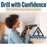 EVALD Electronic Stud Finder Wall Scanner | Wood and Metal Detector, Metal Pipe Locator, Joist Finder, Electric Wire Detector | Ideal for Cabinet, EVALD