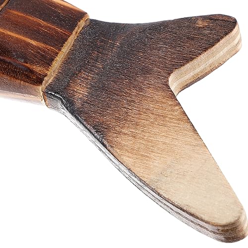 Garneck Wooden Shark Toy 10pcs Unfinished Wooden Wiggle Animal Joint Flexible Fish Shark Model for Girls Boys Garneck