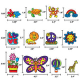 Made By Me Create Your Own Window Art, Paint Your Own DIY Suncatchers, Fun Staycation Activity or Birthday Party Idea, Arts and Craft Kits for Kids Made By Me