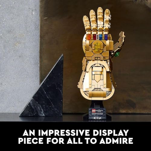 LEGO Marvel Infinity Gauntlet Set 76191 Collectible Thanos Glove with Infinity Stones, Building Set, Avengers Gift Idea for Adults and Teens, Model LEGO