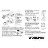 WORKPRO W052002 Block Plane, 1-5/8 In. Wide Blade, Cast Iron Body, Adjustable Cutting Depth, Black (Single Pack) WORKPRO
