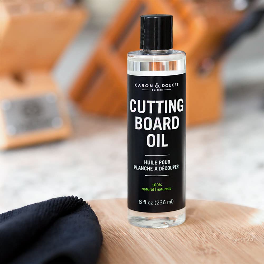 Caron & Doucet - Cutting Board & Butcher Block Conditioning & Finishing Oil | 100% Coconut Derived & Vegan, Best for Wood & Bamboo Conditioning & CARON & DOUCET