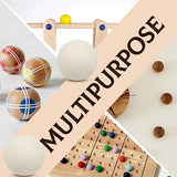 Uenhoy 50 Pcs Wooden Round Ball 1 Inch Unfinished Natural Wood Balls Wooden Spheres for Crafts and DIY Projects Uenhoy