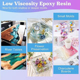 LET'S RESIN EPOXY RESIN Deep Pour Epoxy Resin 1.5 Gallon,2 to 4 Inch Depth Crystal Clear Resin for Flower Preservation,Bubble Free & Low Viscosity LET'S RESIN EPOXY RESIN