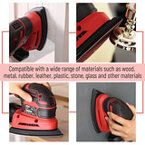 Bates- Mouse Detail Sander Sandpaper, 30 pcs, 40/80/120/180/240 Grits, Sanding Pads, Mouse Sander Pads, Sandpaper Assortment, Mouse Sandpaper, Mouse Bates Choice