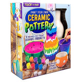 Made By Me Paint Your Own Ceramic Pottery, Fun Ceramic Painting Kit for Kids, Paint Your Own Ceramic Pottery Dish, Flower Pot, Vase & Bowl, Great Made By Me