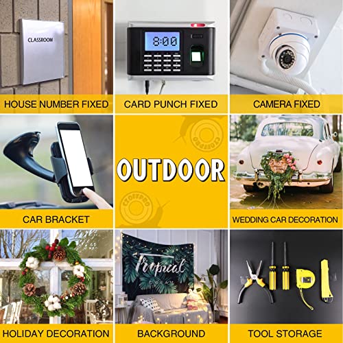 CZoffpro Double Sided Tape Heavy Duty - Clear Mounting Adhesive Two Tape, Transparent Strong Removable Stick Wall Strips Picture Carpet - Arts & CZoffpro